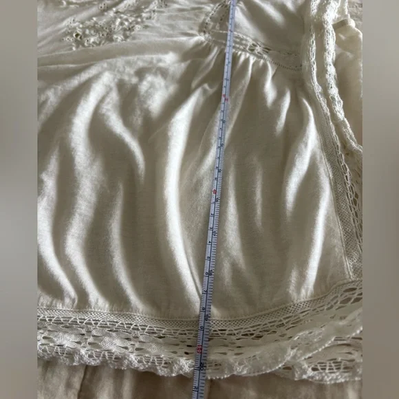 Lucky Brand Cream Lace Women's Top - Picture 7 of 7